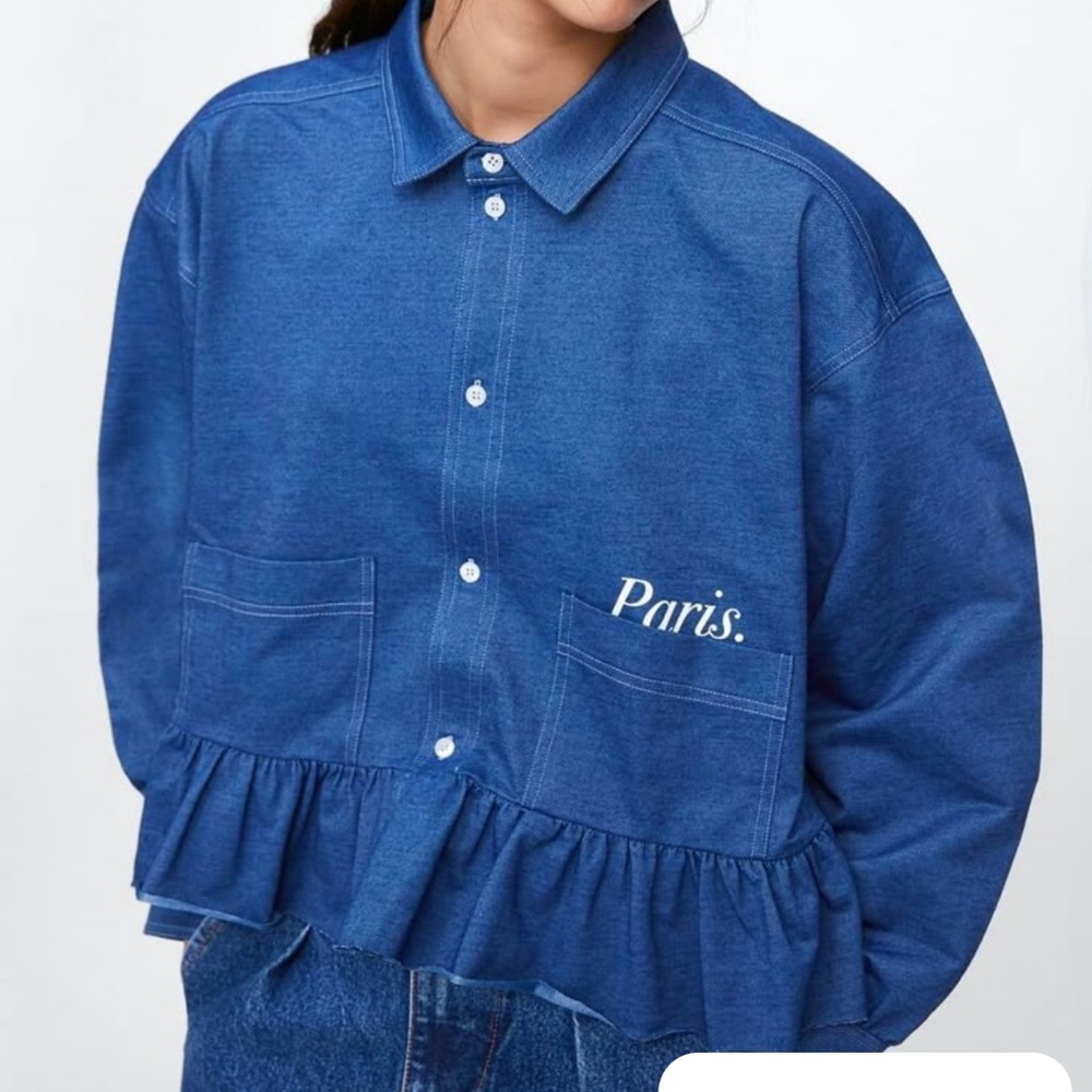 Zara Classic Blue Denim Shirt